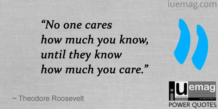 how much you care