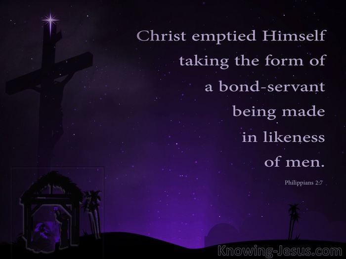 Philippians+2-7+He+Emptied+Himself+Taking+The+Form+Of+A+Servant+purple